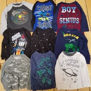 Group of toddler 2t shirts/sweatshirts